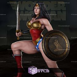 Wonder Woman Shield and Sword 3D Printer Files