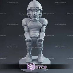 American Football Player Joystick Holder 3D Printer Files