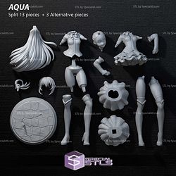 Aqua Konosuba Dress 3D Printer Files