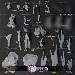 Clorinde Genshin Impact 3D Printer Files