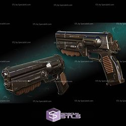 Cosplay STL Files 10 mm Blaster Fallout