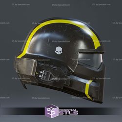 Cosplay STL Files B-01 Tactical Helmet from Helldivers 2