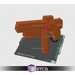 Cosplay STL Files Fallout 10mm Pistol 3