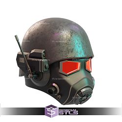 Cosplay STL Files Fallout NCR Ranger Helmet V3