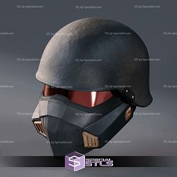 Cosplay STL Files Helldivers 2 Helmet Light Gunner