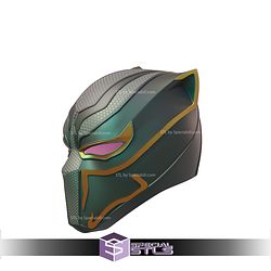 Cosplay STL Files Marvel Rivals Black Panther Helmet