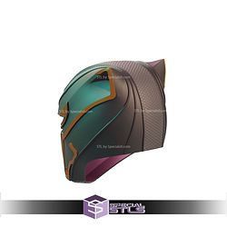 Cosplay STL Files Marvel Rivals Black Panther Helmet