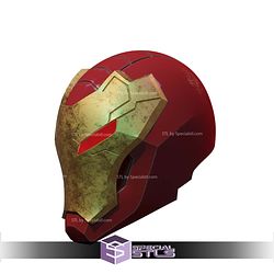 Cosplay STL Files Marvel Rivals Iron Man Helmet