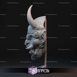 Cosplay STL Files Oni Mask