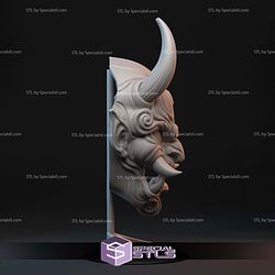 Cosplay STL Files Oni Mask