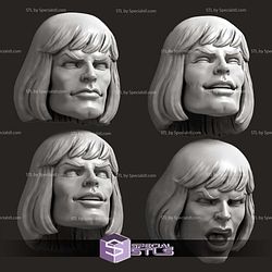 Custom Head STL Collection - Pack He Man