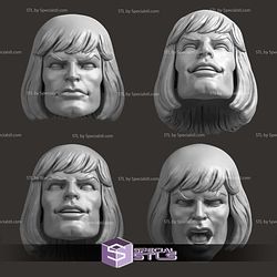 Custom Head STL Collection - Pack He Man