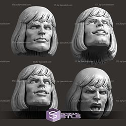 Custom Head STL Collection - Pack He Man