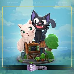 Chibi Jiji Kikis Delivery 3D Printer Files