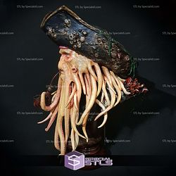 Davy Jones Bust 3D Printer Files