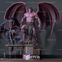 Demona and Goliath Diorama 3D Printer Files