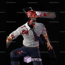 Denji Blood Diorama Chainsaw Man 3D Printer Files