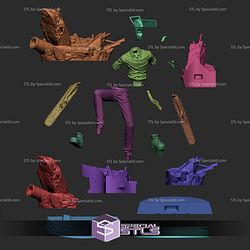 Denji Blood Diorama Chainsaw Man 3D Printer Files