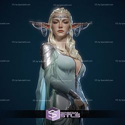 Elf Woman Bust 3D Printer Files