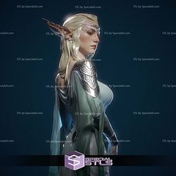 Elf Woman Bust 3D Printer Files