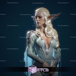 Elf Woman Bust 3D Printer Files