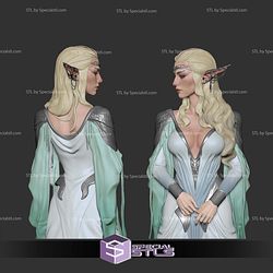 Elf Woman Bust 3D Printer Files