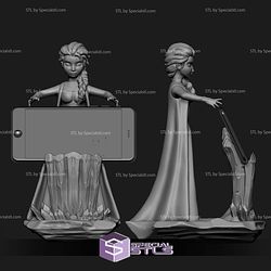 Elsa Cellphone Holder 3D Printer Files