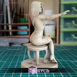 Emma Frost on Chair V2 3D Printer Files