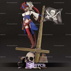 Harley Quinn Pirate Skull 3D Printer Files