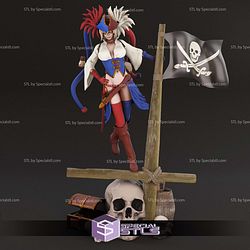 Harley Quinn Pirate Skull 3D Printer Files