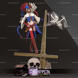 Harley Quinn Pirate Skull 3D Printer Files