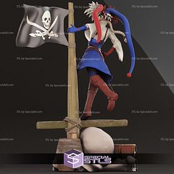 Harley Quinn Pirate Skull 3D Printer Files