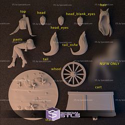 Holo Sitting Spice and Wolf 3D Printer Files