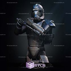 Hunter Bust Star Wars 3D Printer Files