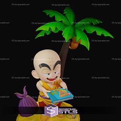 Krillin in Island Dragonball 3D Printer Files