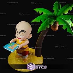 Krillin in Island Dragonball 3D Printer Files