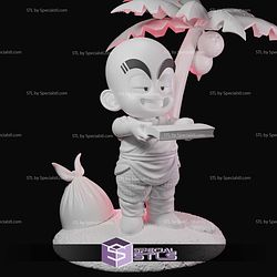 Krillin in Island Dragonball 3D Printer Files