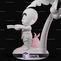 Krillin in Island Dragonball 3D Printer Files