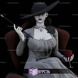 Lady Dimetrescu and Wine 3D Printer Files