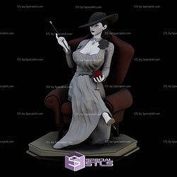 Lady Dimetrescu and Wine 3D Printer Files