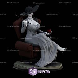 Lady Dimetrescu and Wine 3D Printer Files