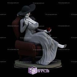 Lady Dimetrescu and Wine 3D Printer Files