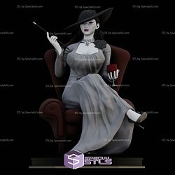 Lady Dimetrescu and Wine 3D Printer Files