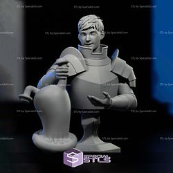 Laios Bust Delicious in Dungeon 3D Printer Files