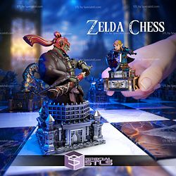 Legend of Zelda Chess Set 3D Printer Files