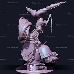 Lelith Hesperax in Action WH40K 3D Printer Files