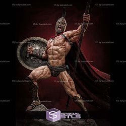 Leonidas in Battle 300 3D Printer Files