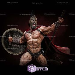 Leonidas in Battle 300 3D Printer Files