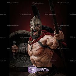 Leonidas in Battle 300 3D Printer Files