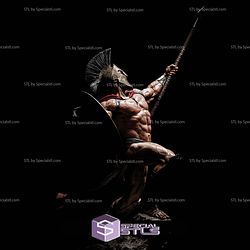 Leonidas in Battle 300 3D Printer Files